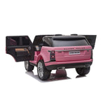 Best LICENSED RANGE ROVER HSE 2 SEATER 12V KIDS RIDE ON CAR WITH REMOTE CONTROL PINK - mrtoyscanada