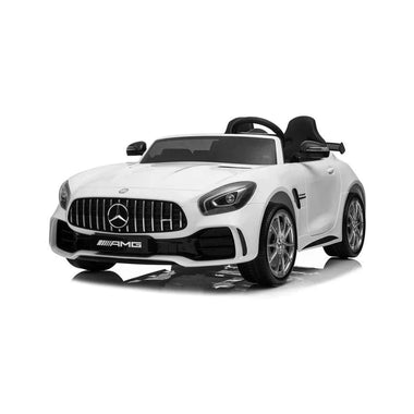 Best OUTDOOR TOYS FOR KIDS MERCEDES BENZ AMG GTR RIDE ON CAR KIDS ELECTRIC CARS. WHITE - mrtoyscanada