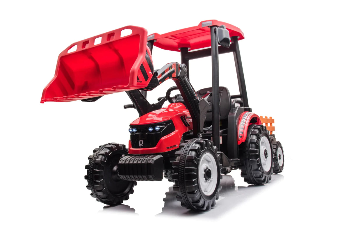 Best 2023 24V  Rhino Tractor 1 Seater Ride on for Kids - mrtoyscanada