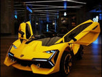 Best Lamborghini Style 12V Kids Ride On Car With Remote Control Yellow - mrtoyscanada