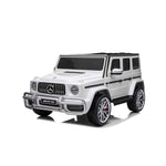 Best 24V Mercedes Benz AMG G63 G Wagon 2 Seater Kids Ride On Car With Remote Control White - mrtoyscanada